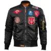 Top Gun MA-1 Flight Black Jacket