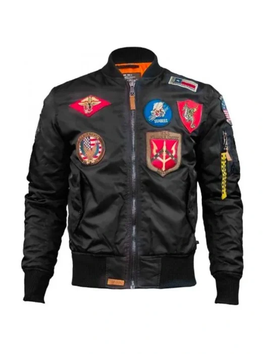 Top Gun MA-1 Flight Black Jacket