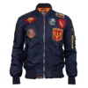 Top Gun MA-1 Flight Navy Blue Jacket