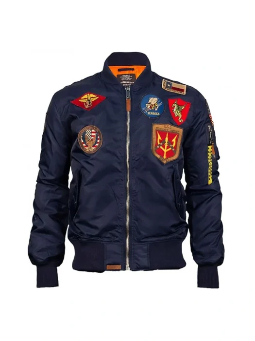 Top Gun MA-1 Flight Navy Blue Jacket