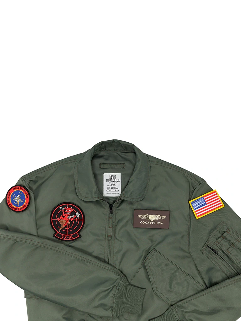 極美品未使用レベルHOUSTON CWU-36P TOPGUN MAVERICK Top Gun Maverick CWU Cotton Flight Jacket | Top Gun Jacket