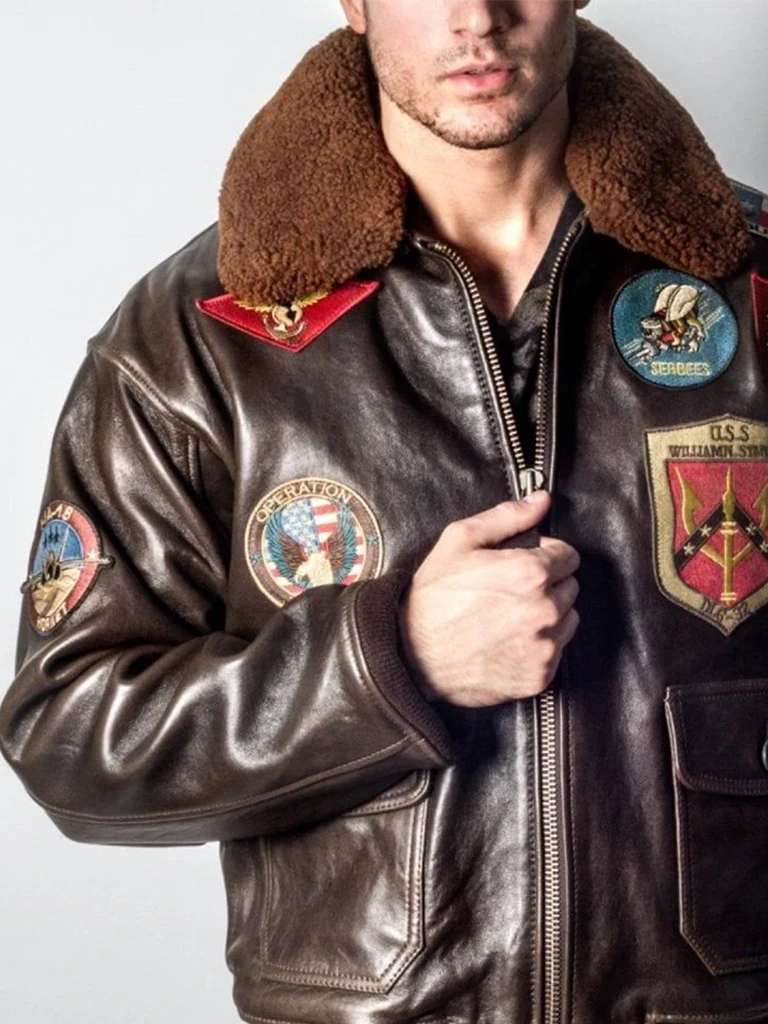 Top Gun Signature Flight Leather Jacket