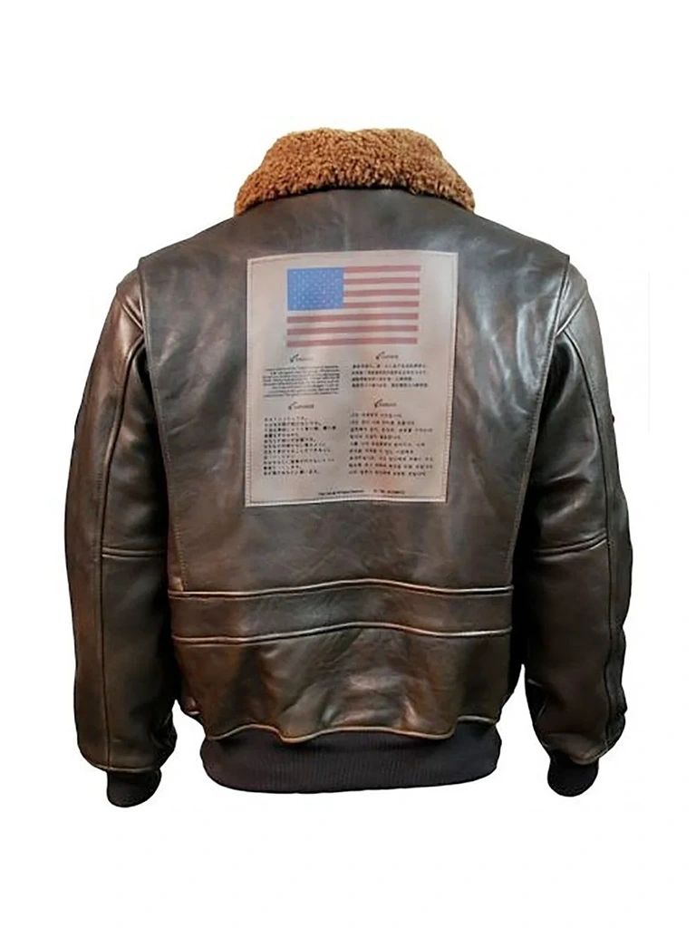 Top Gun Signature Leather Flight Jacket