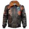 Top Gun Signature Leather Flight Jacket