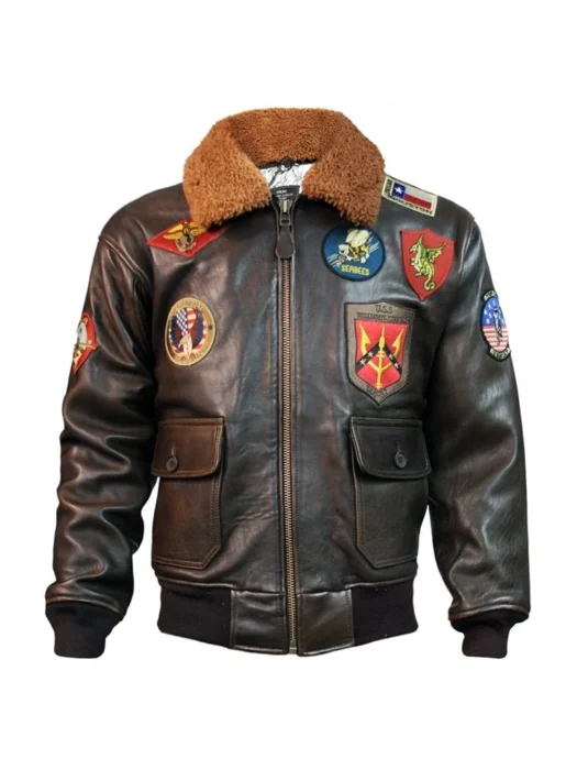 Top Gun Signature Leather Flight Jacket