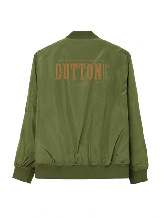 Yellowstone Dutton Ranch Army Greeen Bomber Jacket