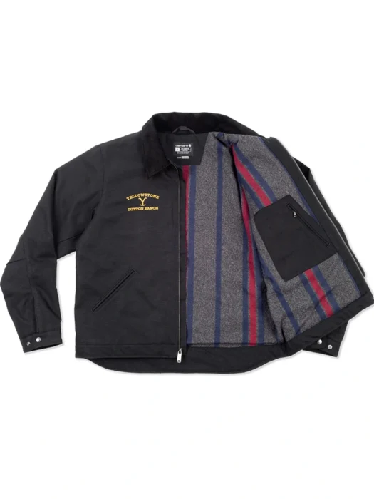 Yellowstone Dutton Ranch Black Jacket