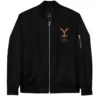 Yellowstone Dutton Ranch Bomber Black Jacket