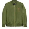 Yellowstone Dutton Ranch Bomber Green Jacket