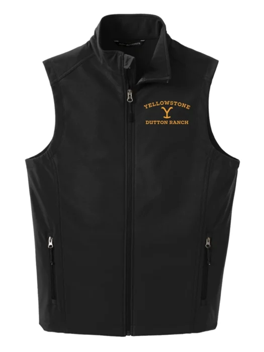 Yellowstone Dutton Ranch Logo Core Soft Shell Vest