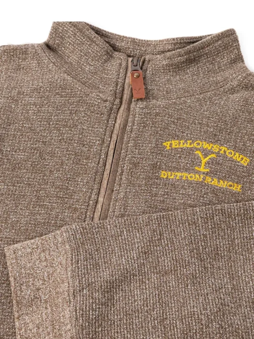 Yellowstone Dutton Ranch Quarter Zip Pullover