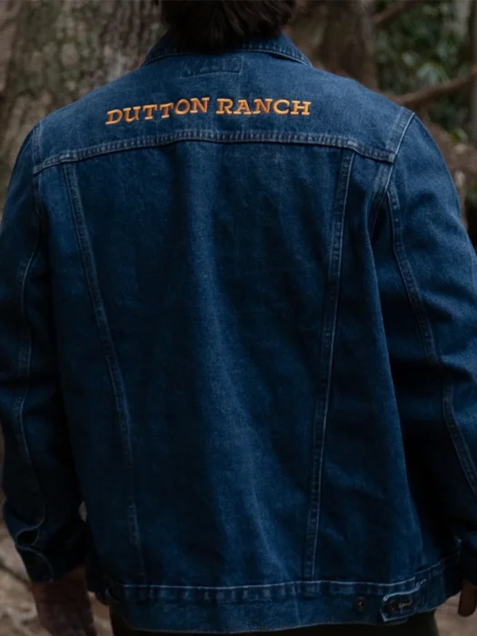 Yellowstone Dutton Ranch Y Logo Denim Jacket