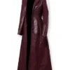 Dark Phoenix Jean Grey Leather Coat Side