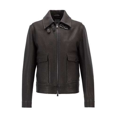 Mens Cafe Racer Black Jacket