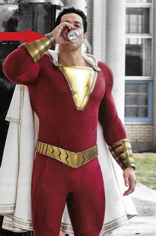 Marvel Shazam as Zachary Levi Genuine Leather Jacket