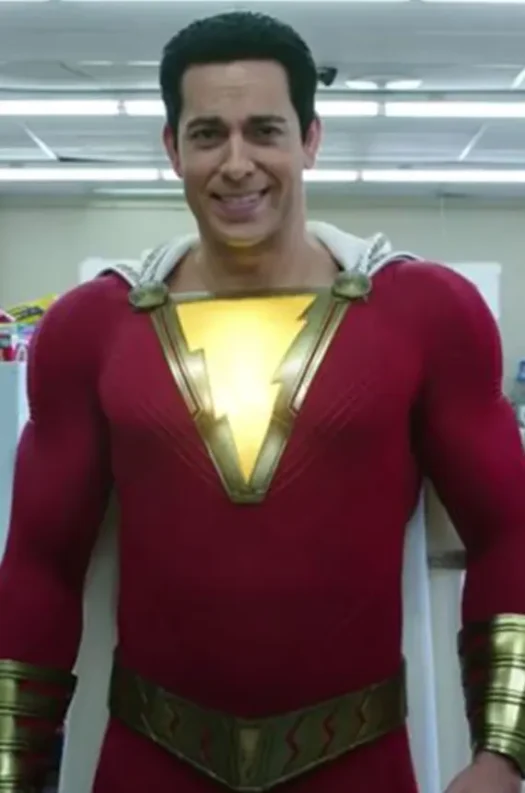 Marvel Shazam as Zachary Levi Leather Jacket