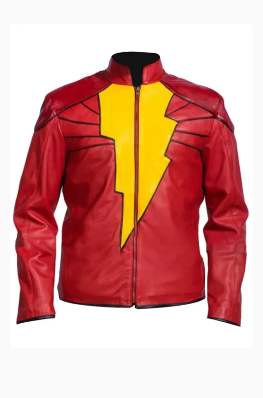 Marvel Shazam as Zachary Levi Red Jacket