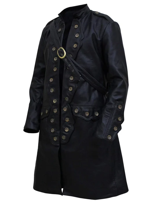 Pirates of The Caribbean 5 Will Turner Leather Coat Side