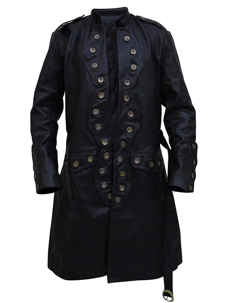 Pirates of The Caribbean 5 Will Turner Leather Coat