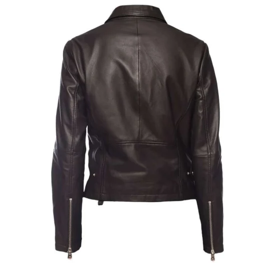 REBELRIDE CLASSIC REAL LEATHER JACKET WOMEN