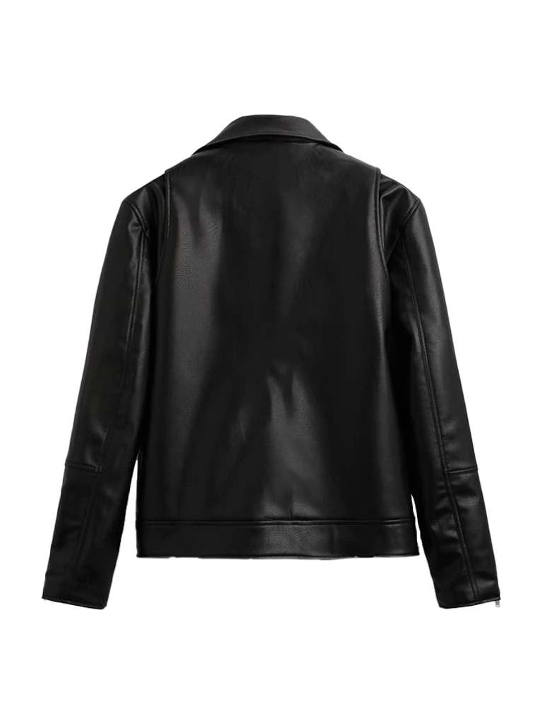 STYLISH BIKER LEATHER JACKET FOR MEN