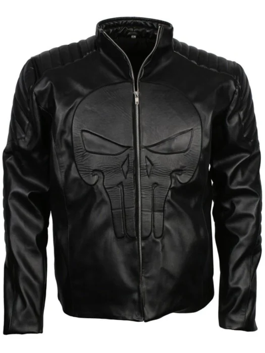 Skull The Punisher Thomas Jane Leather Jacket