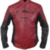 Smallville Superman Red and Black Leather Jacket