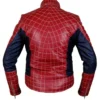 The- Amazing Spiderman 2 Leather Jacket Back