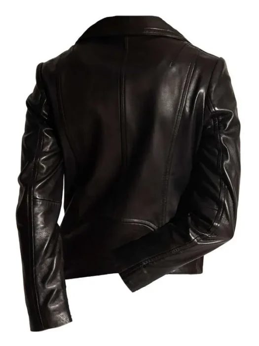 Womens Elegance Ride Leather Jacket Back