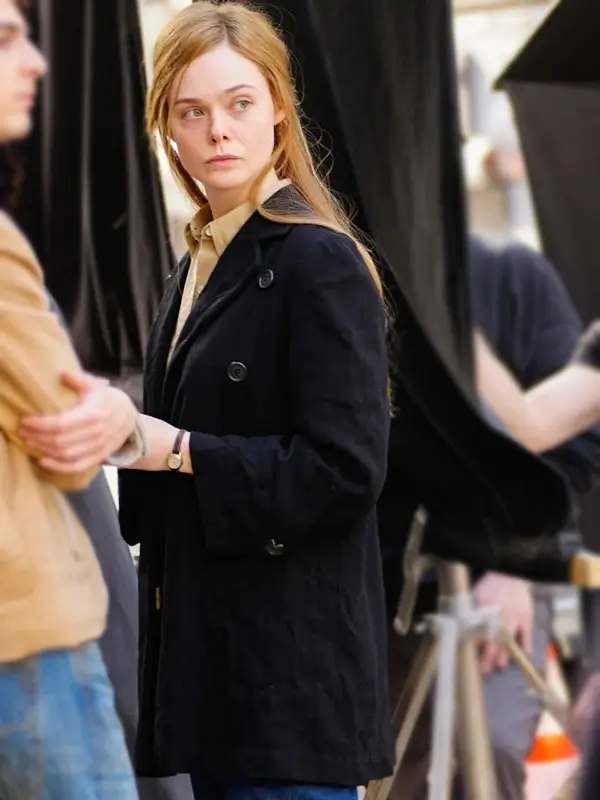 A Complete Unknown Elle Fanning Coat