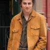 A Complete Unknown Timothée Chalamet Suede Jacket