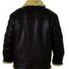 AVIATOR MEN’S BLACK LEATHER JACKET