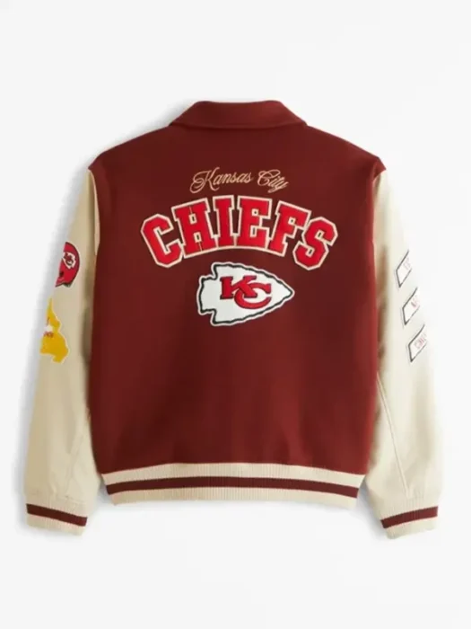 Abercrombie Kansas City Chiefs Varsity Bomber Jacket