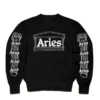 Aries Column black Sweatshirt