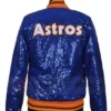 Astros Sequin Blue Jacket