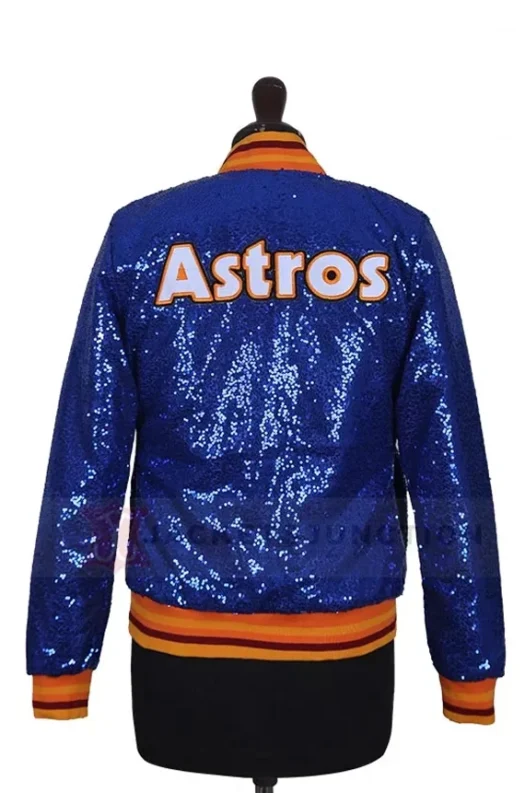 Astros Sequin Blue Jacket