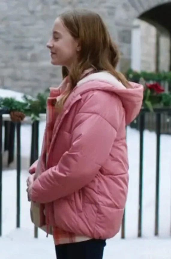 Ava Weiss Falling Like Snowflakes 2024 Pink Jacket