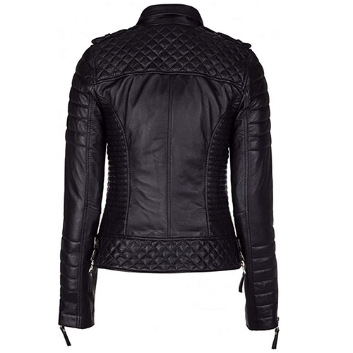 BLACK DIAMOND QUILTED WOMEN JACKET