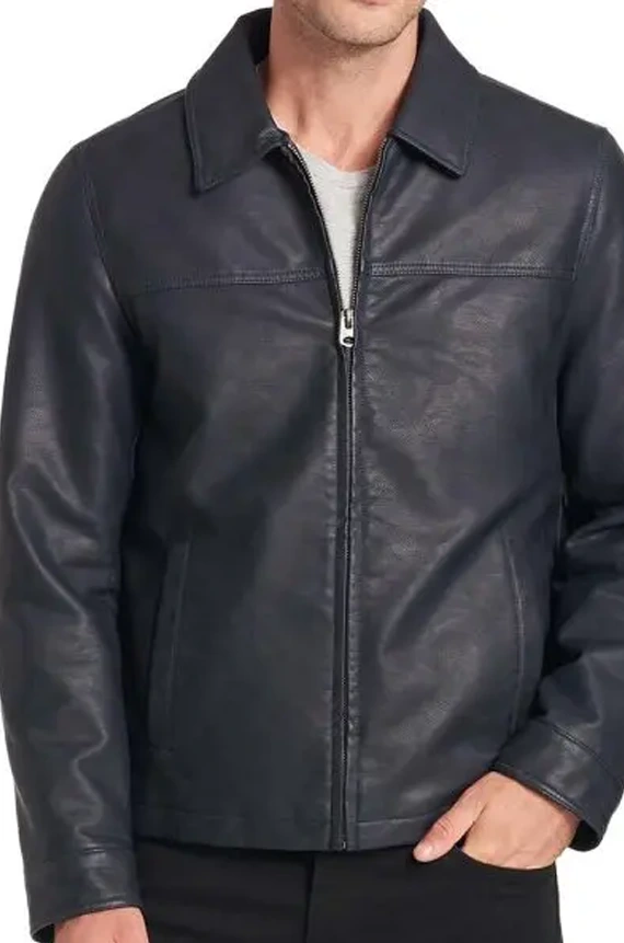 Barry Faux Leather Jacket