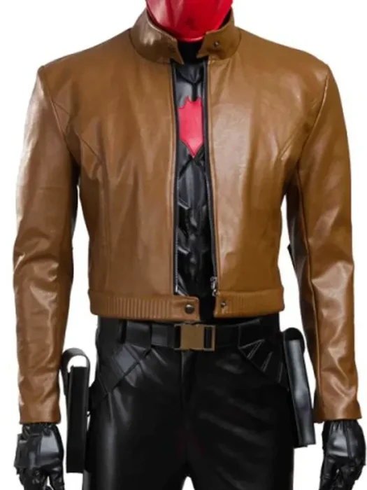 Batman Under The Red Hood Jason Todd Leather Jacket