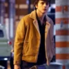 Bob Dylan A Complete Unknown Shearling Jacket-2