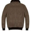 CEDAR BROWN FUR COLLAR REAL JACKET