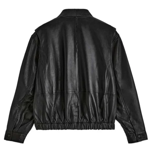 CLASSIC EDGE BOMBER LEATHER JACKET