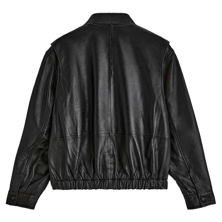 CLASSIC EDGE BOMBER LEATHER JACKET