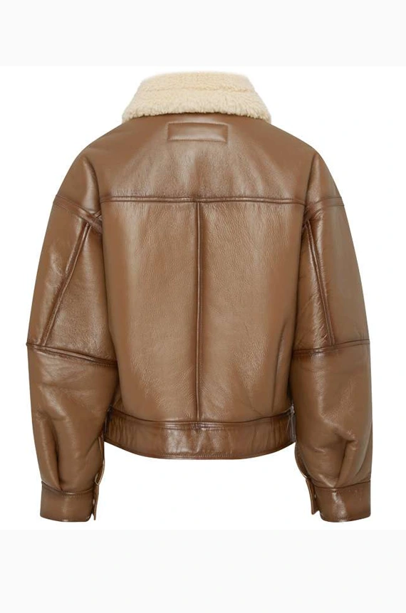 COMFYCHIC SHEARLING LEATHER JACKET