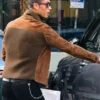 Cr7 Cristiano Ronaldo Suede Leather Jacket