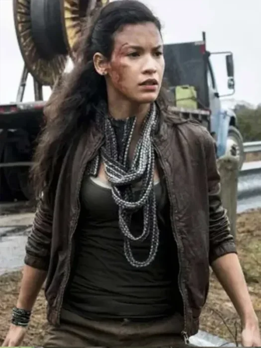 Danay Garcia Fear The Walking Dead Luciana Galvez Leather Jacket