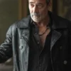 Dead City Negan Smith Black Leather Jacket