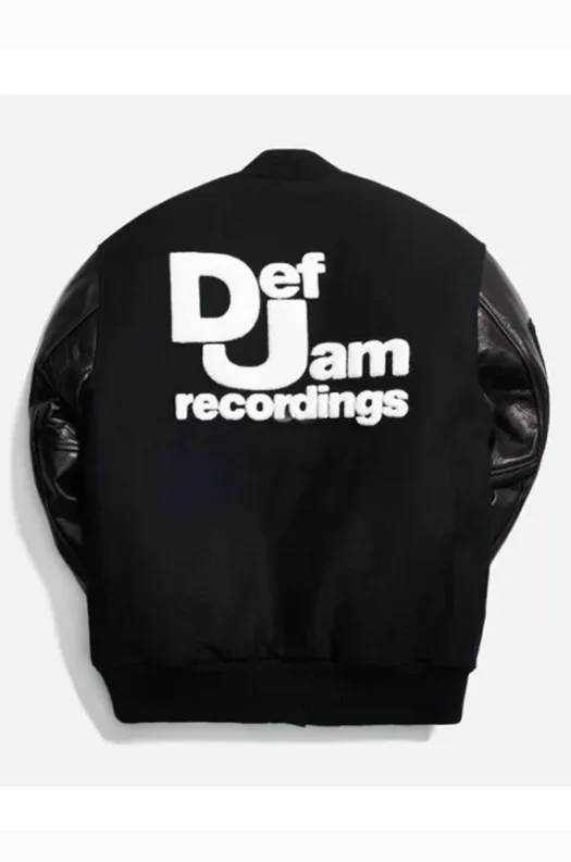 Def Jam Black Varsity Jacket