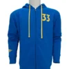 Fallout Vault 33 Zip-Up Hoodie